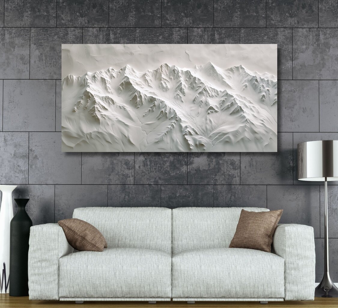 Maal Snowy Mountains hind ja info | Seinapildid | kaup24.ee