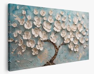 Картина White-Flowered Tree цена и информация | Картины, живопись | kaup24.ee