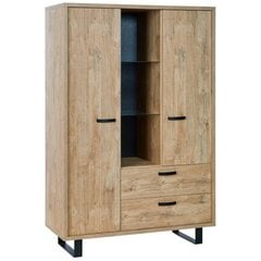 Шкаф Aatrium Como1, 120x50x180 см, коричневый цена и информация | Шкафы | kaup24.ee