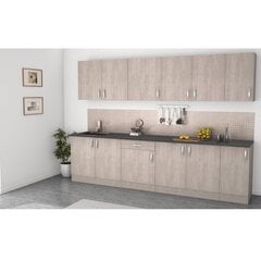 Köögikapp Aatrium Paprika, 60x60x85 cm, pruun/hall цена и информация | Кухонные шкафчики | kaup24.ee