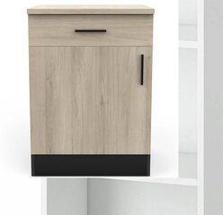 Köögikapp Aatrium Origan, 60x60x85 cm, pruun цена и информация | Кухонные шкафчики | kaup24.ee