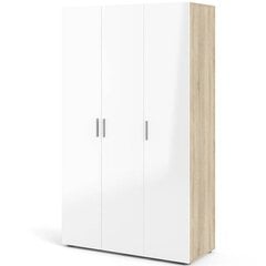 Шкаф Aatrium Pepe, 118x49.75x200.9 см, коричневый/белый цена и информация | Шкафы | kaup24.ee