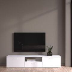 TV laud Aatrium Media, 177,2x39x38 cm, valge hind ja info | TV alused | kaup24.ee