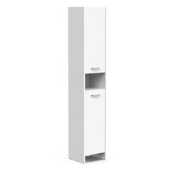 Vannitoakapp Aatrium Corelia3, 34x186 cm, valge цена и информация | Шкафчики для ванной | kaup24.ee
