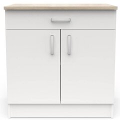 Кухонный шкафчик Aatrium Soy, 80 см, белый цена и информация | Кухонные шкафчики | kaup24.ee