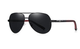 Поляризованные солнцезащитные очки из нержавеющей стали для мужчин Barcur цена и информация | Солнцезащитные очки для мужчин | kaup24.ee