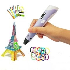 3D ручка Bazeroom + 60 м пластика, 3D карандаш цена и информация | Смарттехника и аксессуары | kaup24.ee