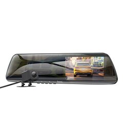 Автомобильный видеорегистратор Hoco DV4 Dual Channel Rearview Mirror Driving Recorder цена и информация | Видеорегистраторы | kaup24.ee