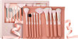 Meigipintslite komplekt Revolution PRO - Brush Set x Influencer Overnight Full Beat Brush Set &amp; Roll, 10 tk. цена и информация | Meigipintslid, -käsnad | kaup24.ee