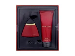 Komplekt Mauboussin in Red naistele: parfüümvesi EDP, 100 ml + dušigeel, 200 ml hind ja info | Naiste parfüümid | kaup24.ee