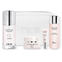 Набор Dior Capture Total Complete Ritual Care Set: лосьон, 50 мл + сыворотка, 50 мл + сыворотка для кожи вокруг глаз, 5 мл + укрепляющий крем от морщин, 15 мл цена и информация | Кремы для лица | kaup24.ee