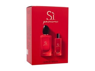 Komplekt Giorgio Armani GLadies Si Passione naistele: parfüümvesi EDP, 100 ml + parfüümvesi EDP, 15 ml hind ja info | Naiste parfüümid | kaup24.ee
