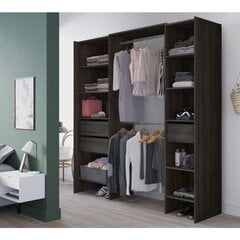 Шкаф Aatrium Miami, 192x50x204 см, коричневый цена и информация | Шкафы | kaup24.ee