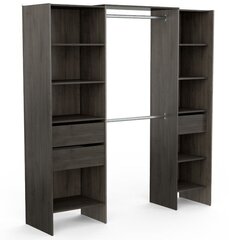 Шкаф Aatrium Miami, 192x50x204 см, коричневый цена и информация | Шкафы | kaup24.ee