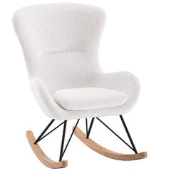 Кресло-качалка Aatrium Rocky 75x96x101 см, белого цвета цена и информация | Кресла в гостиную | kaup24.ee