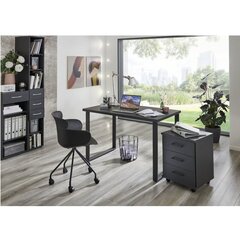 Ящик Aatrium Home Desk, 46x40x58 см, черный цвет цена и информация | Компьютерные, письменные столы | kaup24.ee