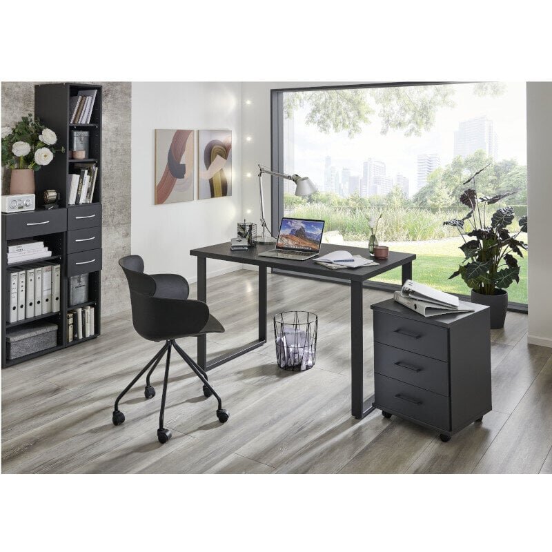 Sahtlikast Aatrium Home Desk, 46x40x58 cm, must цена и информация | Arvutilauad, kirjutuslauad | kaup24.ee