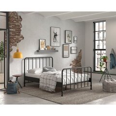 Кровать Aatrium Bronxx 140x200 см, черного цвета цена и информация | Кровати | kaup24.ee