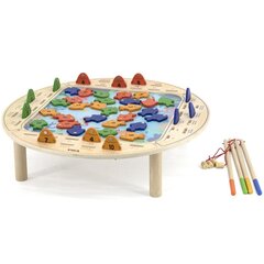 Деревянная магнитная игра для детей "Поймай рыбку", Viga цена и информация | Развивающие игрушки и игры | kaup24.ee