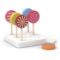 Puidust värvilised lollipopsid Viga, 6 tk hind ja info | Tüdrukute mänguasjad | kaup24.ee