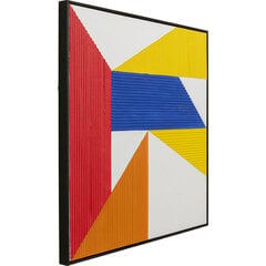 Maal Art Triangles, kollane, 100x100cm цена и информация | Картины, живопись | kaup24.ee