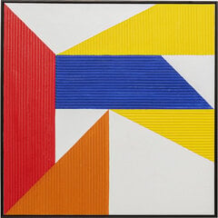 Maal Art Triangles, kollane, 100x100cm hind ja info | Seinapildid | kaup24.ee