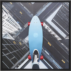 Maal raamis Skyline Skater, 149x149cm цена и информация | Картины, живопись | kaup24.ee