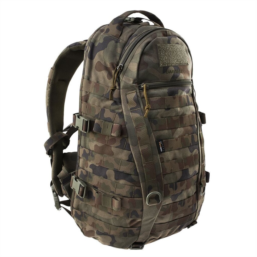 Seljakott Wisport Caracal 25 l PL Woodland muster 93 Full Camo hind ja info | Matkakotid ja reisikotid | kaup24.ee