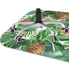 Põrandat kaitsev matt Ananassi lehed, 100x70 cm цена и информация | Офисные кресла | kaup24.ee