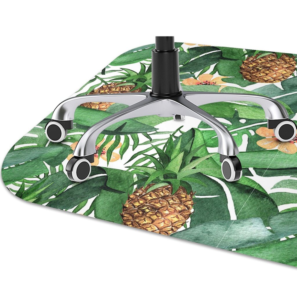 Põrandat kaitsev matt Ananassi lehed, 100x70 cm hind ja info | Kontoritoolid | kaup24.ee