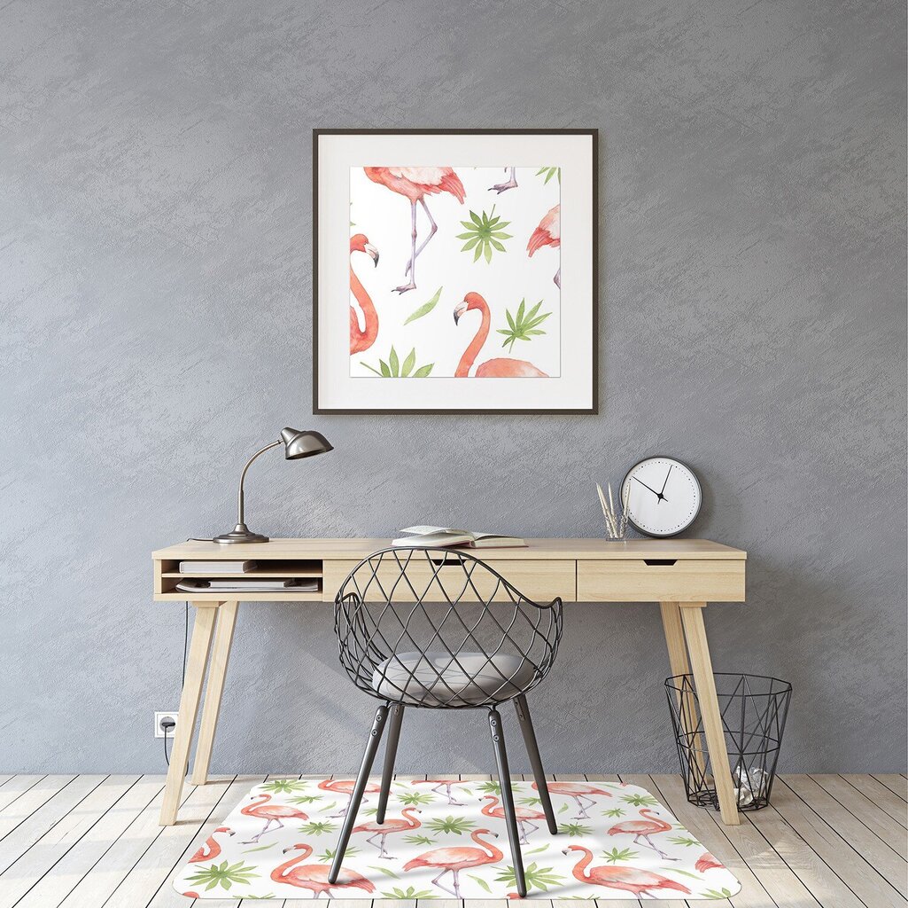 Põrandat kaitsev matt Flamingo, 100x70 cm hind ja info | Kontoritoolid | kaup24.ee