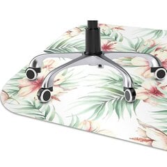 Põrandat kaitsev matt Hawaii lilled, 100x70 cm цена и информация | Офисные кресла | kaup24.ee