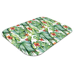 Põrandat kaitsev matt Hawaii lehed, 100x70 cm цена и информация | Офисные кресла | kaup24.ee