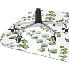 Põrandat kaitsev matt Eukalüpti lill, 100x70 cm hind ja info | Kontoritoolid | kaup24.ee
