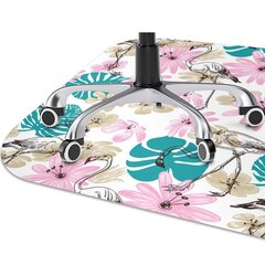 Põrandat kaitsev matt Värvige flamingosid, 100x70 cm hind ja info | Kontoritoolid | kaup24.ee