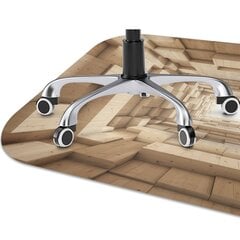 Põrandat kaitsev matt Abstraktne puit, 100x70 cm hind ja info | Kontoritoolid | kaup24.ee