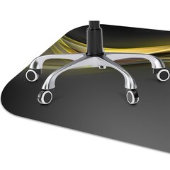 Põrandat kaitsev matt Abstraktsioon on kollane, 100x70 cm hind ja info | Kontoritoolid | kaup24.ee