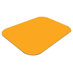 Põrandat kaitsev matt, 100x70 cm, kollane hind ja info | Kontoritoolid | kaup24.ee