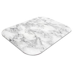 Põrandat kaitsev matt Valge marmor, 100x70 cm hind ja info | Kontoritoolid | kaup24.ee