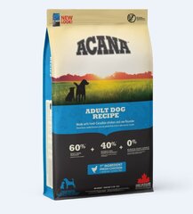 Acana Heritage täiskasvanud koertele kanaga, 11,4 kg hind ja info | Kuivtoit koertele | kaup24.ee