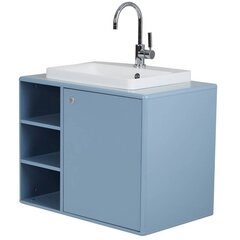 Шкафчик для ванной комнаты с раковиной Tenzo Color Bath, 80x50x62 см, синий цвет цена и информация | Шкафчики для ванной | kaup24.ee