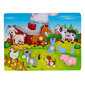 Puidust pusle Smily Play Farm hind ja info | Imikute mänguasjad | kaup24.ee