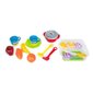Mängunõude ja juurviljade komplekt rohelises korvis Mega Creative, 16d hind ja info | Tüdrukute mänguasjad | kaup24.ee