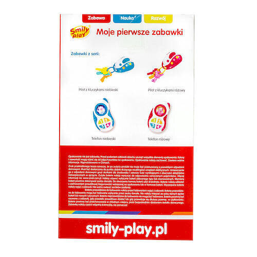 Interaktiivne mängutelefon Smily Play, sinine цена и информация | Arendavad mänguasjad | kaup24.ee
