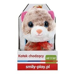 Pehme mänguasi Smily Play Kõndiv kass, pruun hind ja info | Pehmed mänguasjad | kaup24.ee