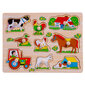 Puidust pusle Smily Play Farm, 9 d hind ja info | Imikute mänguasjad | kaup24.ee