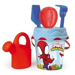 ведро smoby spiderman с аксессуарами для песка цена и информация | Игрушки для песка, воды, пляжа | kaup24.ee