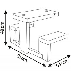 садовый домик smoby и стол для пикника цена и информация | Детские игровые домики | kaup24.ee