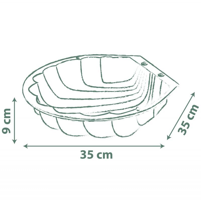 Mini liivakast Smoby 3in1, roheline hind ja info | Liivakastid, liiv ja mänguasjad | kaup24.ee