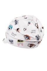 Плотная однослойная трикотажная шапочка с козырьком JWB010 цена и информация | Шапки, перчатки, шарфики для новорожденных | kaup24.ee